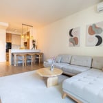 Rental of a bright 3-room apartment, 77 m², BW Eterna, Belgrade Waterfront, Belgrade, Serbia